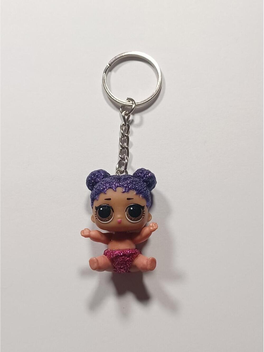 Lol Surprise Lil Little Sis Sister Lil Purple Queen Keychain